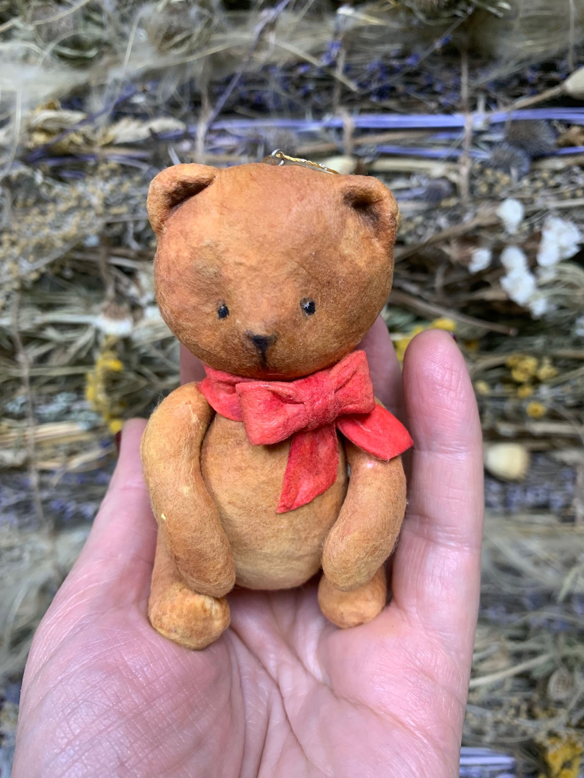 Ватная игрушка / Мишка винтажный