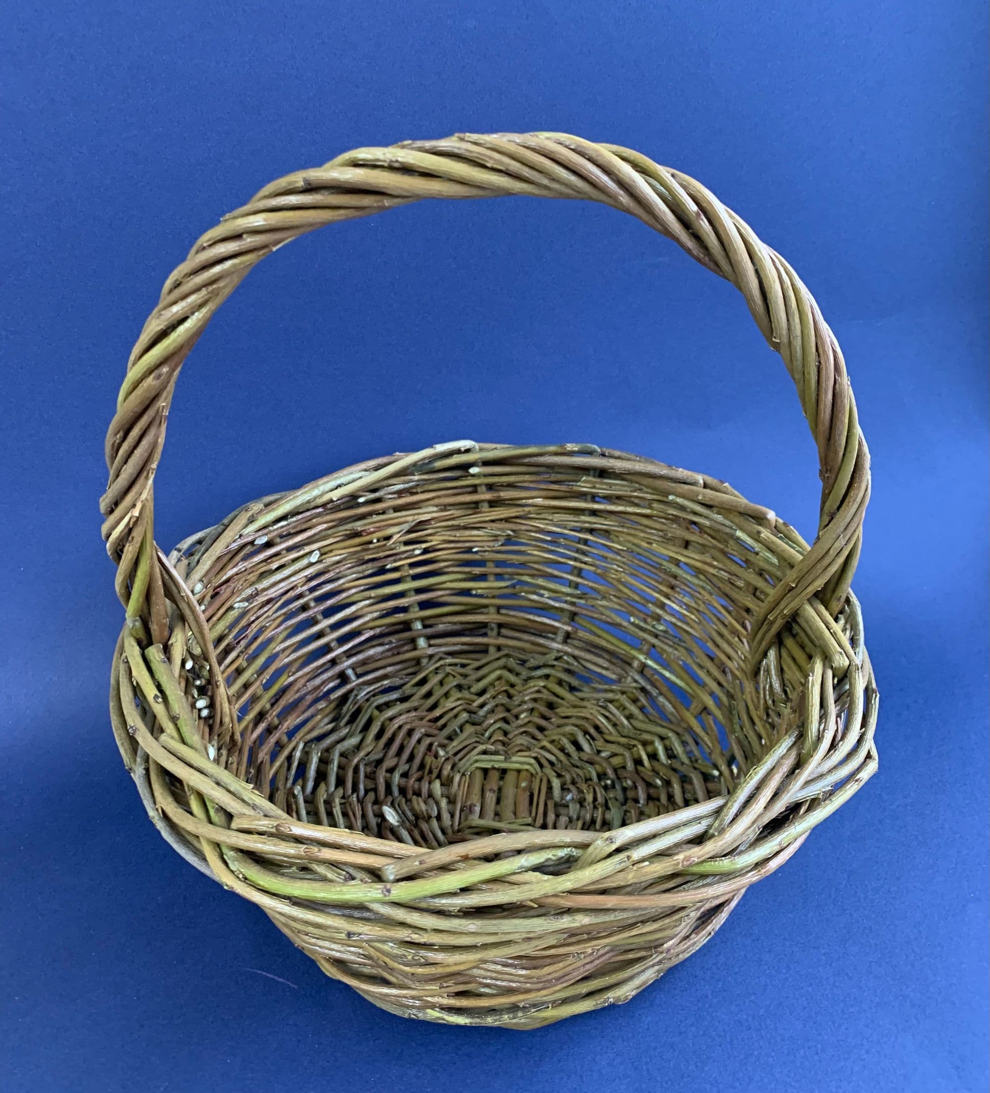 Лозоплетение из ивы / Корзинка с ручкой