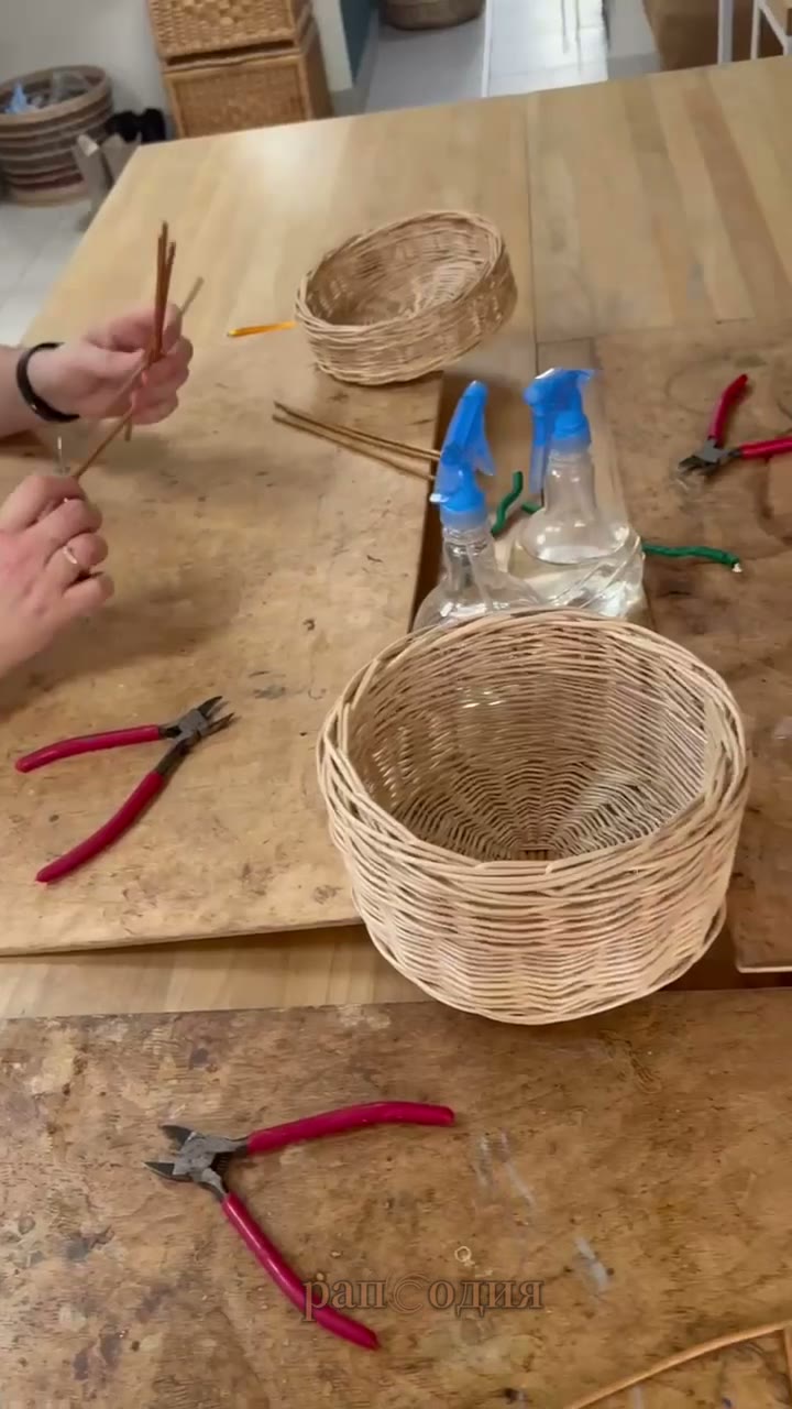Лозоплетение из ивы / Тарелка