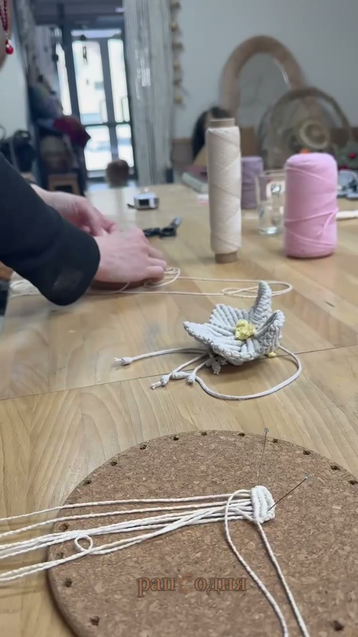 Макраме / Декор Цветок