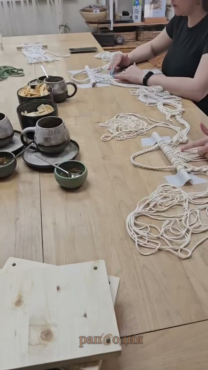 Макраме / Полка подвесная