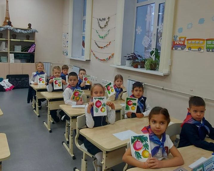 Живопись/Авторская открытка Новогодняя