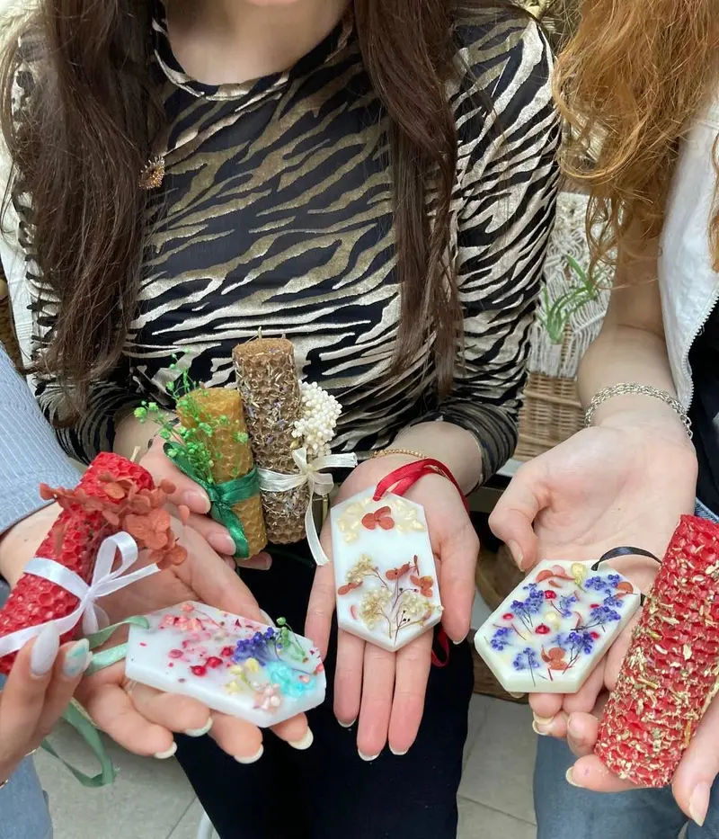 Свечеварение/Аромасаше + свеча из вощины
