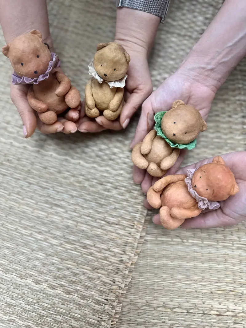Ватная игрушка/Мишка винтажный
